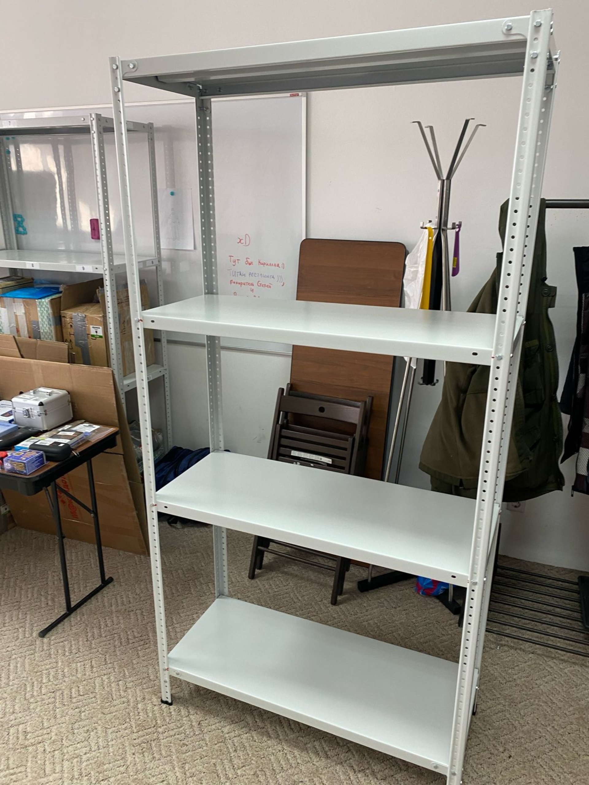 сборный металлический стеллаж